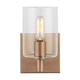 LED Bath Wall Sconce — W: 4.75" × H: 7.75" × D: 6.38"