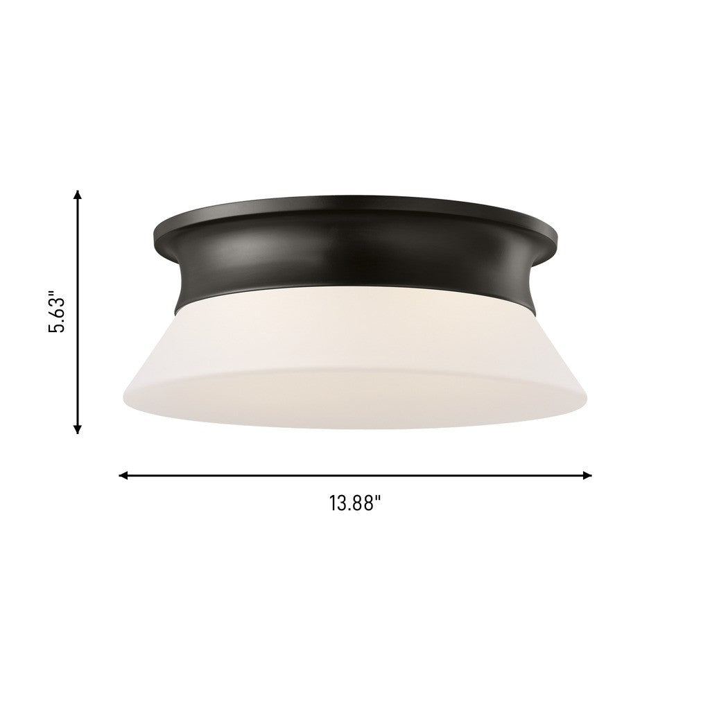 Panos Medium Flush Mount