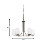 Hettinger Six Light Chandelier