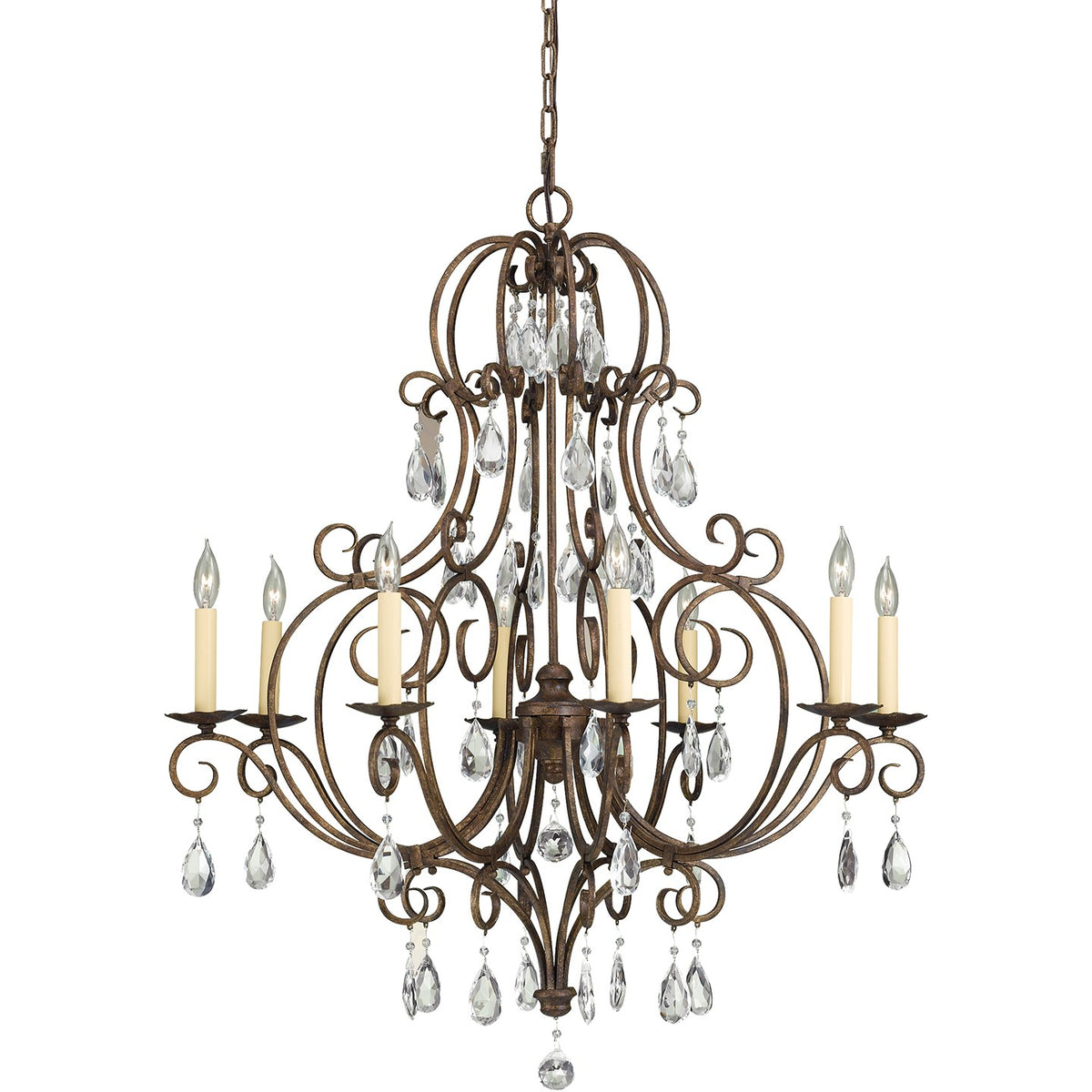 Chateau Eight Light Chandelier