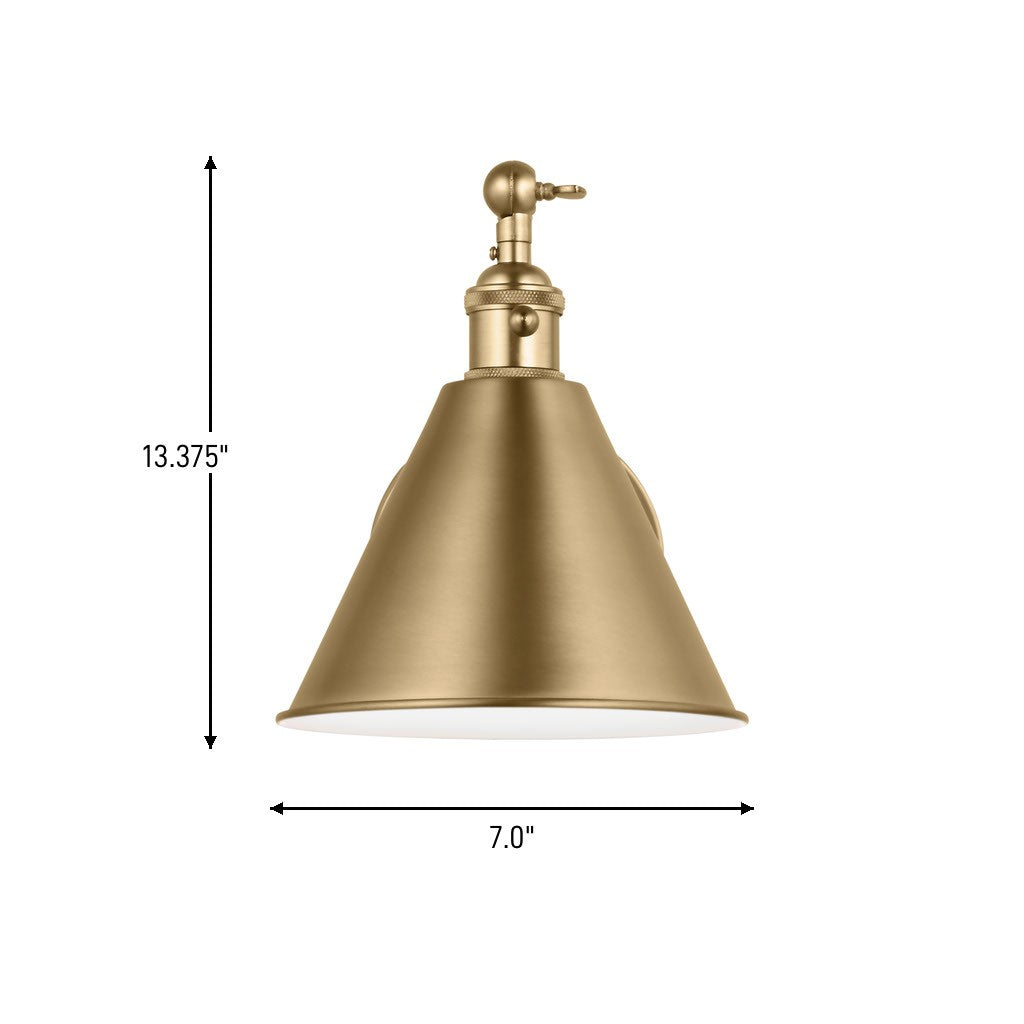 Salem One-Arm Sconce — 75 W