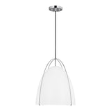 Norman Large Pendant — Matte White, 75 W