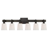 Bryant Six-Light Linear Bath Sconce
