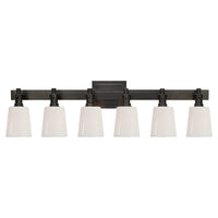 Bryant Six-Light Linear Bath Sconce