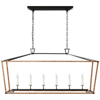 Darlana Wrapped LED Linear Lantern — 6 Light