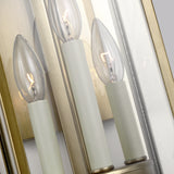 Three Light Outdoor Wall Sconce — 18.25"