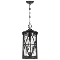 Three Light Outdoor Pendant — 21.38"