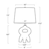Jacob One Light Table Lamp — 17.50"
