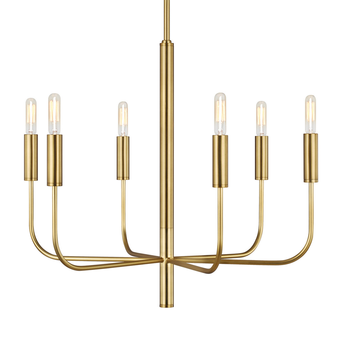 Six Light Chandelier — 21.38"