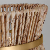 Two Light Pendant — Woven/Natural