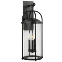 Three Light Outdoor Wall Lantern — 9.5", 11"