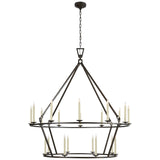 Darlana Extra Large Two-Tier Chandelier