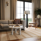 Nate Berkus York Striped Wool Cozy Area Rug