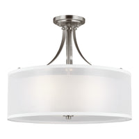 Elmwood Park Three Light Flush Mount