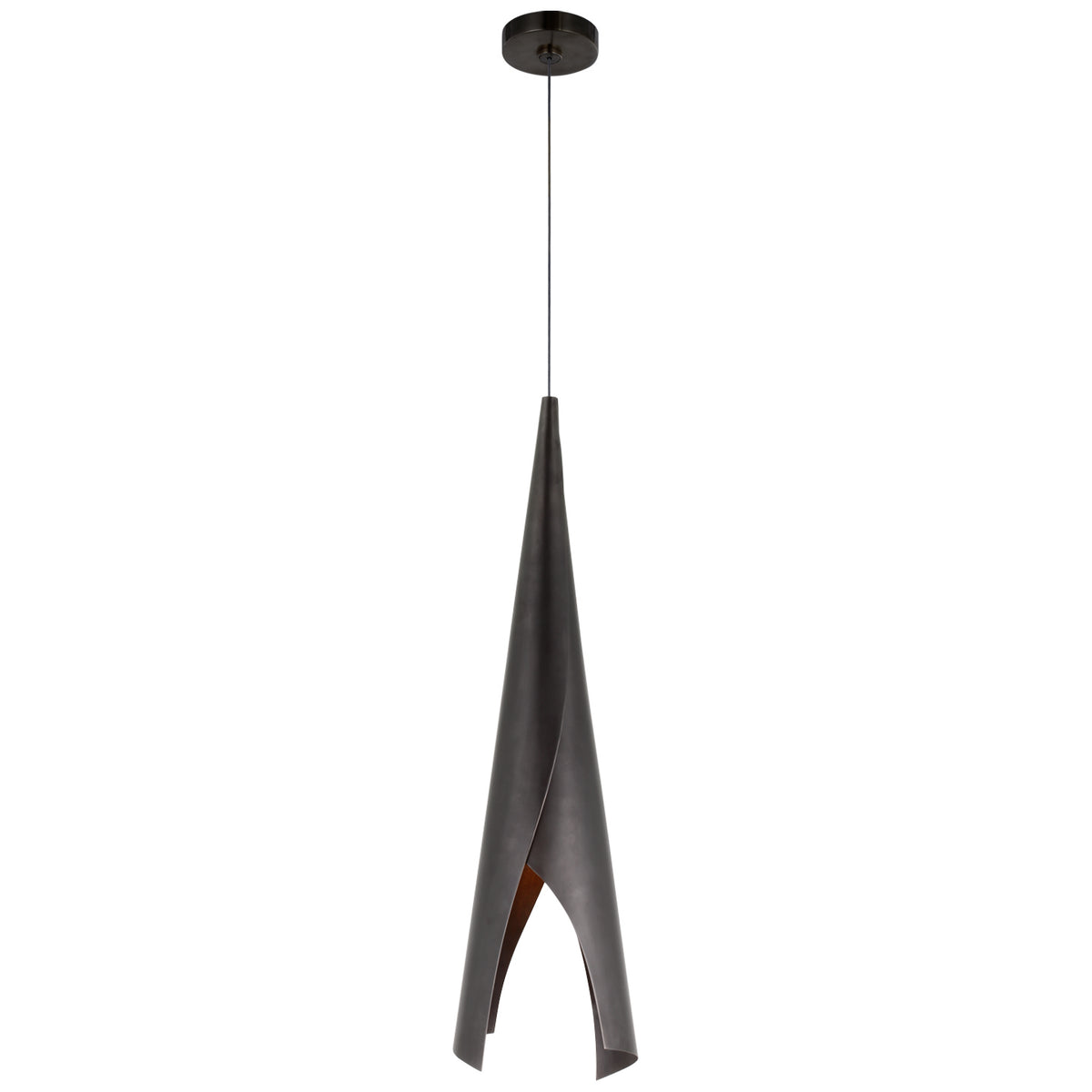 Piel Medium Wrapped Pendant