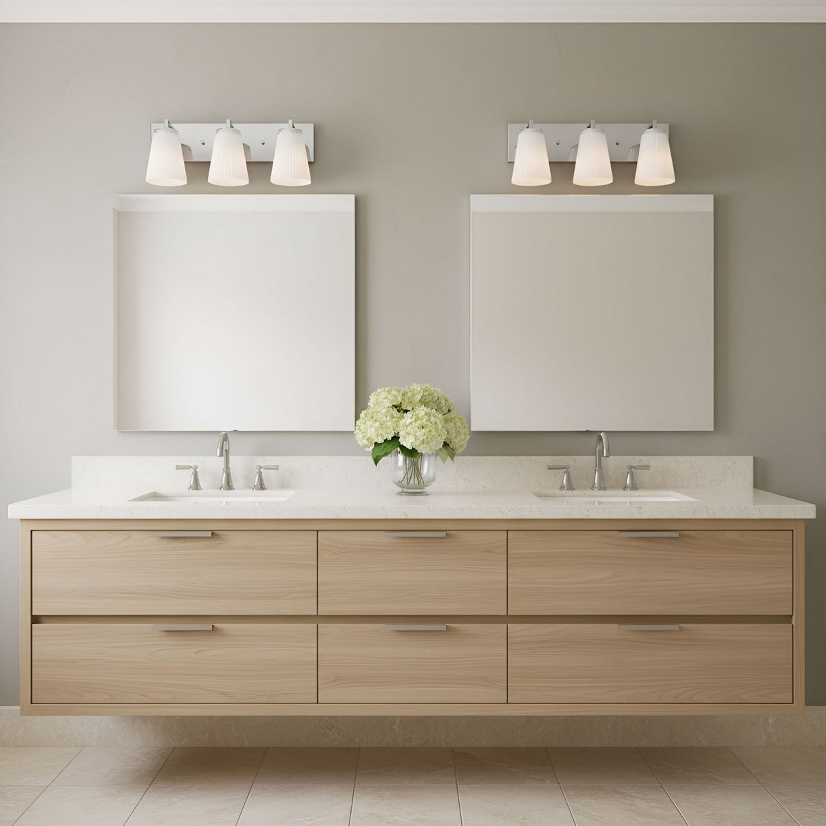 Upson Three Light Bath