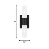 Two Light Bath Vanity — 16.00"