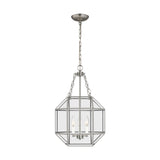 Three Light Lantern — 23.25", Clear
