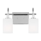 Oak Moore 2-Light Bath Sconce — 9 W