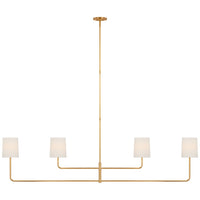 Go Lightly 70" Four Light Linear Chandelier