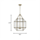 Morrison Medium Lantern — Clear, 60 W