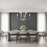 Maya Eight Light Chandelier