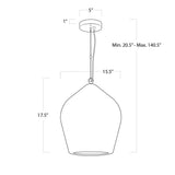 Georgian One Light Pendant