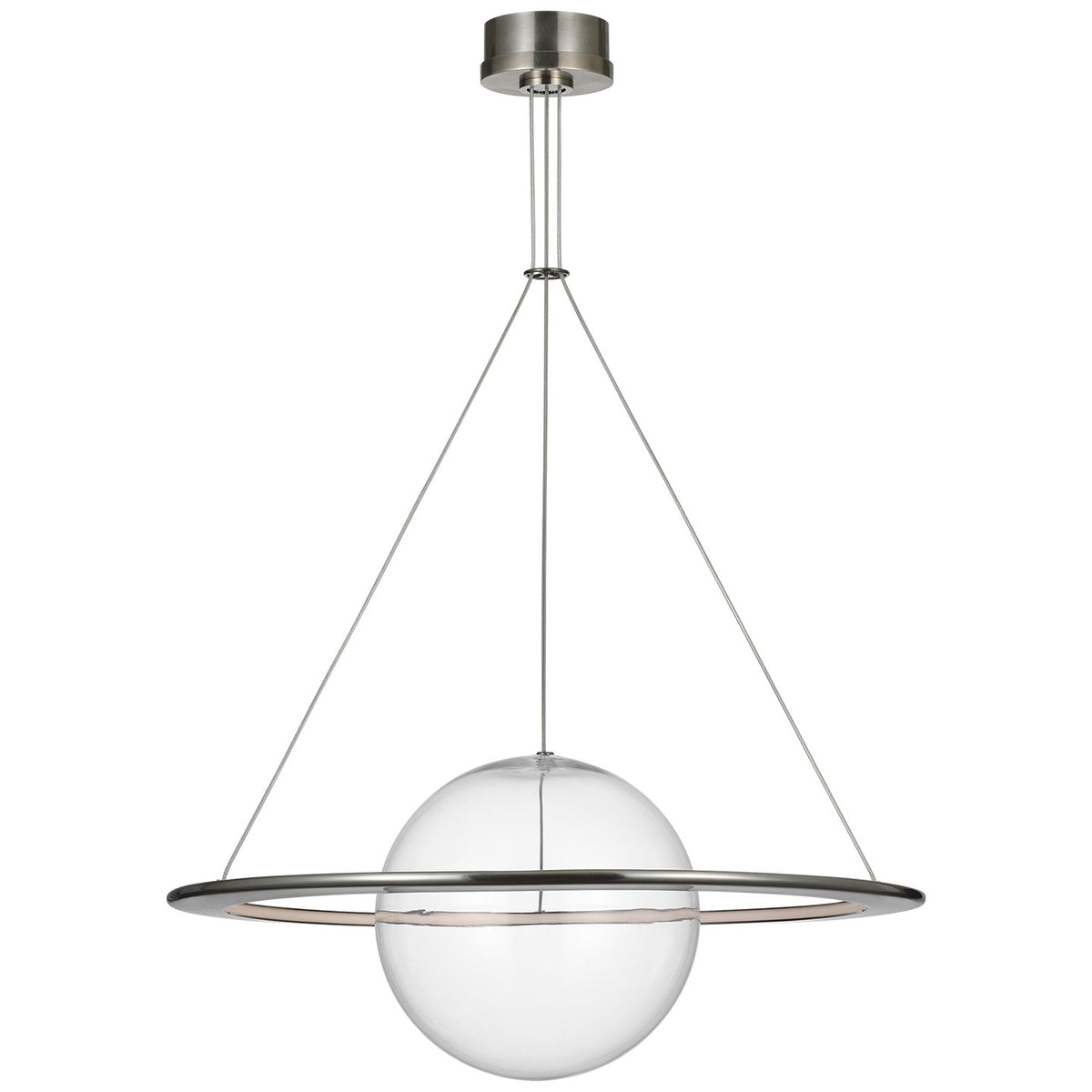 Cosmos 28" Ring and Orb Chandelier