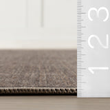 Nate Berkus Palmer Modern Solid Washable Area Rug