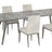Shadow Birch with Matte Finish and AC Fabric | Canadel Downtown 4072 Shadow Dining Set - Floor Model | Valley Ridge Furniture