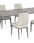 Shadow Birch with Matte Finish and AC Fabric | Canadel Downtown 4072 Shadow Dining Set - Floor Model | Valley Ridge Furniture