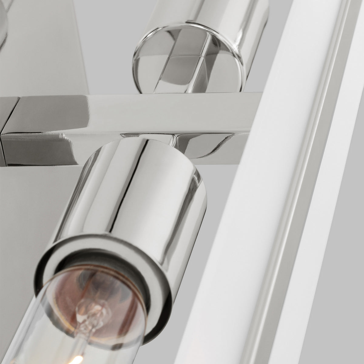 LED Bath Wall Sconce — W: 4.75" × H: 24.00" × D: 4.88"