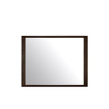 West Bros Fulton Landscape Rectangular Mirror, on white