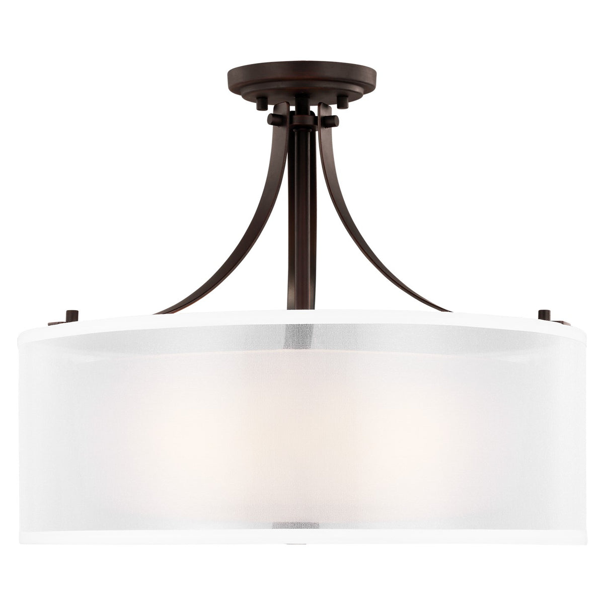 Elmwood Park Three Light Flush Mount