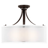 Elmwood Park Three Light Flush Mount