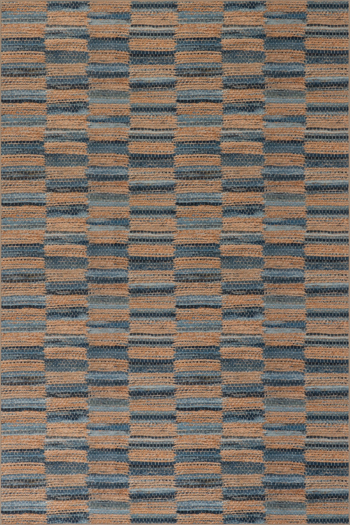 Lynix Coastal Striped Machine Washable Rug