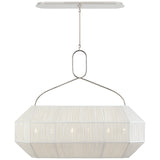 Six Light Linear Chandelier