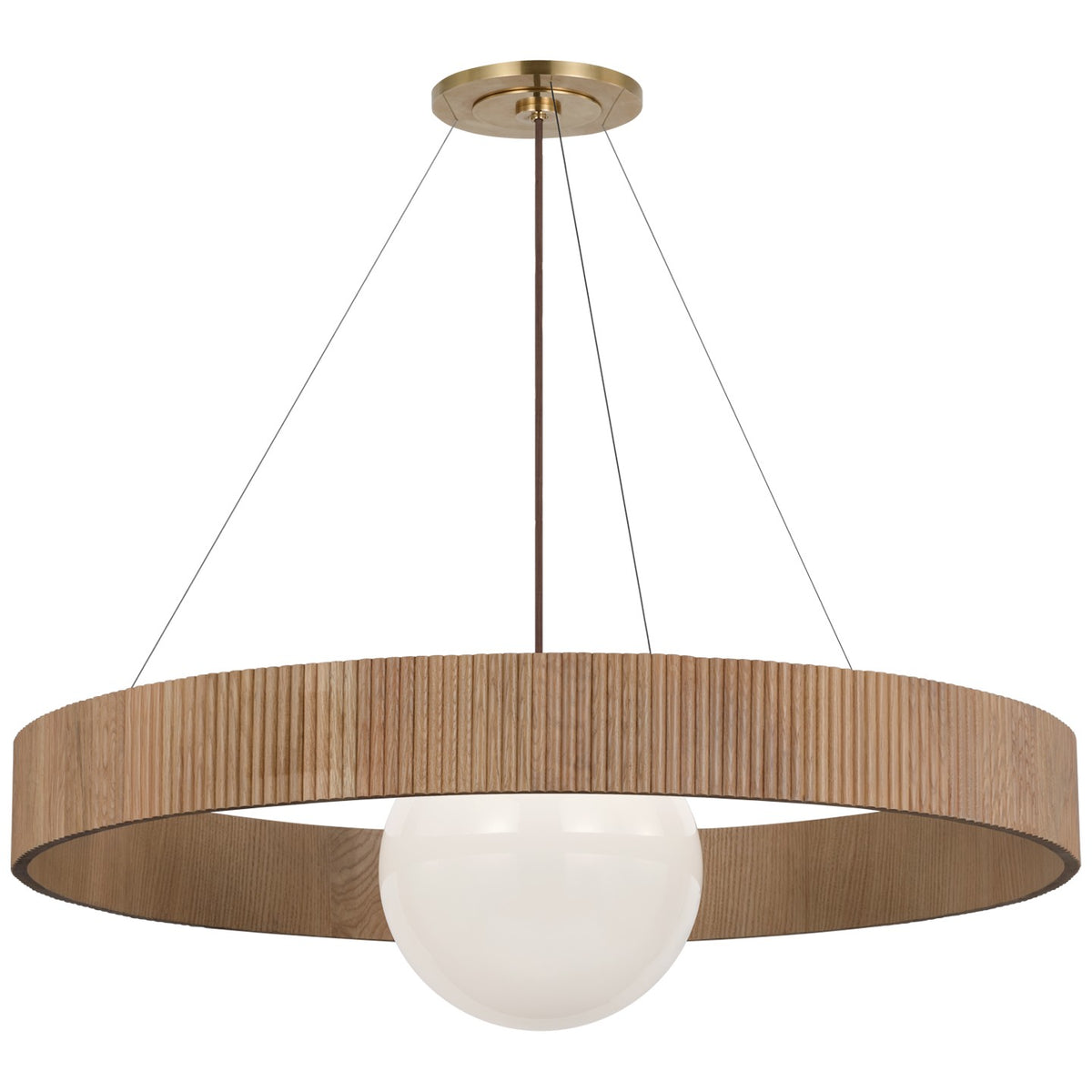 Arena 42" Ring and Globe Chandelier
