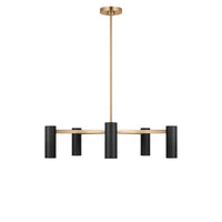 Zentro Five Light Chandelier