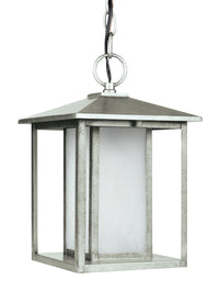 Hunnington 14" Hanging Lantern — White