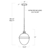 Otis One Light Pendant — 35.00"