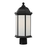 Sevier 18" Post Lantern — Satin Etched