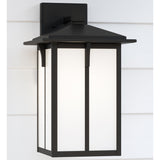 Tomek 14" Lantern — Etched / White Inside