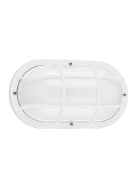 Bayside One Light Oval Grid Wall