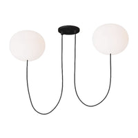 Helium Medium 2 Light Chandelier
