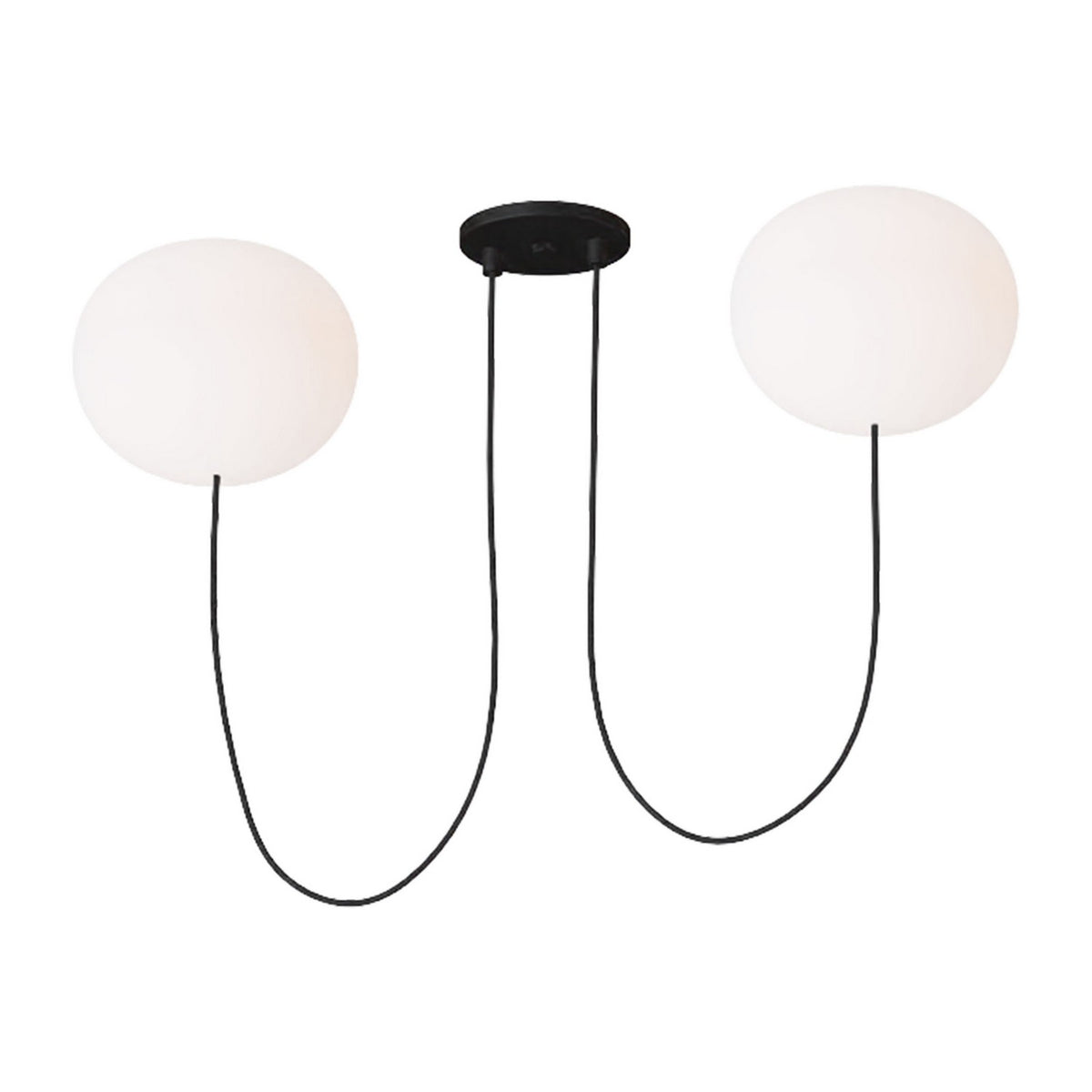 Helium Medium 2 Light Chandelier