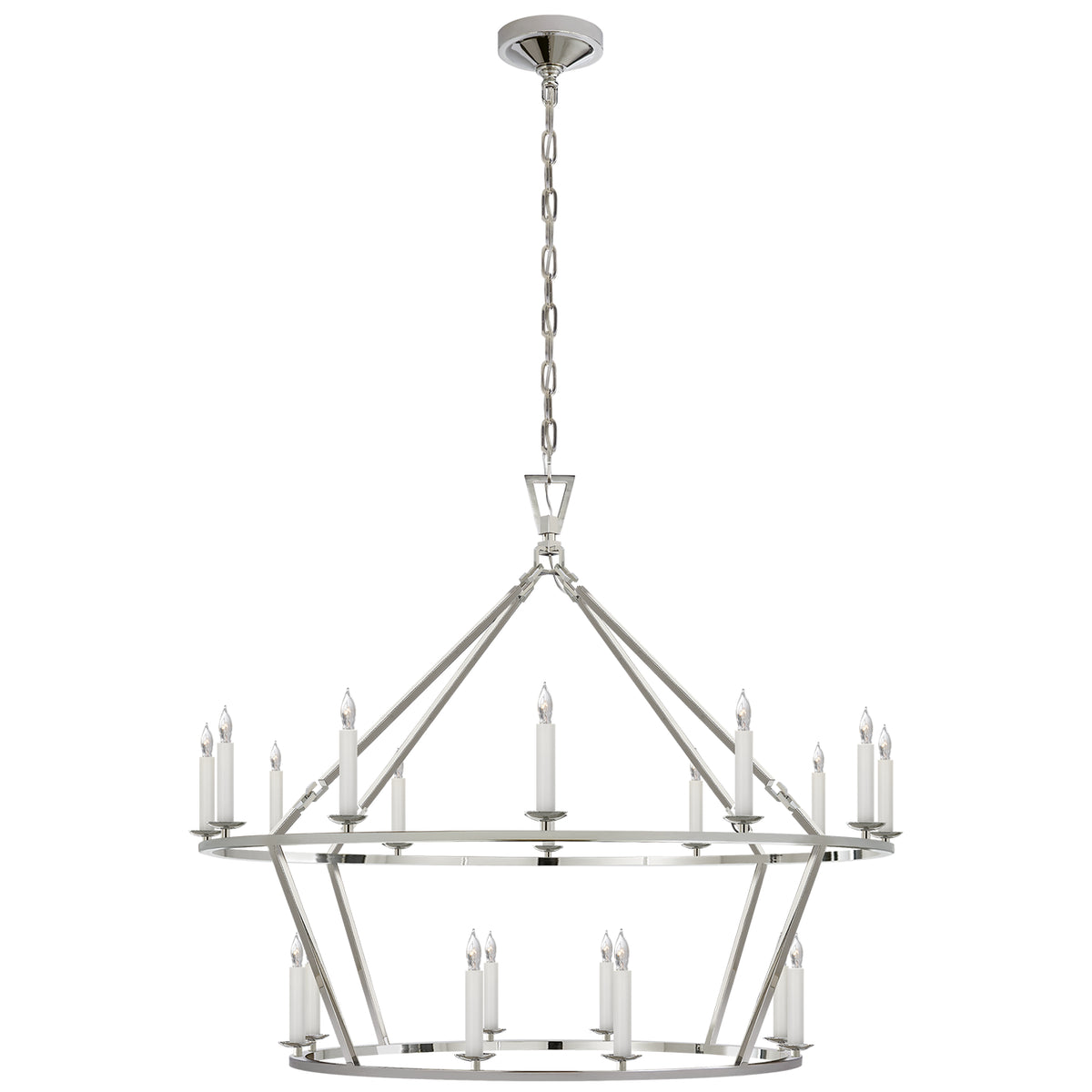 Darlana Large Two-Tiered Ring Chandelier