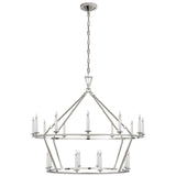 Darlana Large Two-Tiered Ring Chandelier