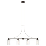 Elmwood Park Four Light Linear Chandelier