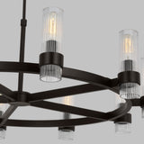 Eight Light Chandelier — 42"
